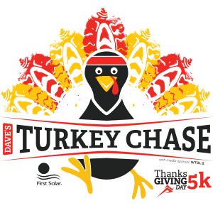 10th ANNUAL DAVE'S TURKEY CHASE 5K, presented by First Solar