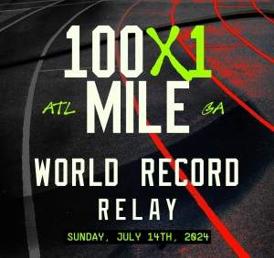 100 x 1 Mile World Record Relay
