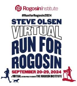 15th Annual Steve Olsen VIRTUAL Run for Rogosin