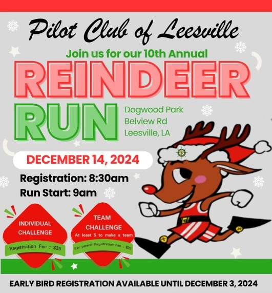 10th Annual Pilot Club Reindeer Run