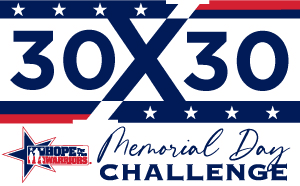 2022 Memorial Day 30x30 Challenge
