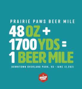 Brew Lab Beer Mile - Benefiting Prairie Paws Animal Shelter