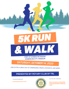 Rotary Club of Table Rock Lake 5k Run/Walk