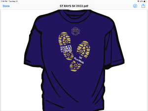 Saints Alumni & Friends 3rd Annual 5k run and walk