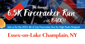 Annual 6.5K Firecracker Run/Walk Essex NY