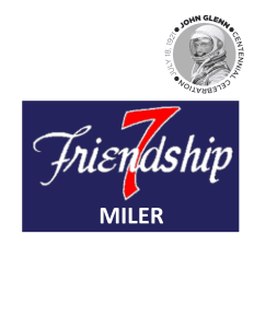 John Glenn Friendship 7 Miler