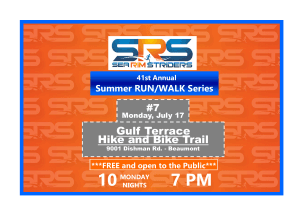 SEA RIM STRIDERS Free Summer Run/Walk Series #7