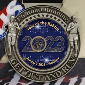 Virtual Get Out and Run 5K, 10K, Half Marathon, January 2023