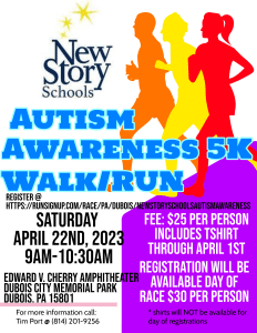 NEW STORY SCHOOLS AUTISM AWARENESS 5K