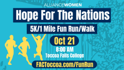 2023 Hope for the Nations 5k/1 mile  Fun Run/Walk