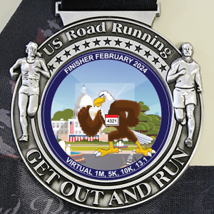 Virtual Get Out and Run 1M, 5K, 10K, & Half Marathon (February 2024)