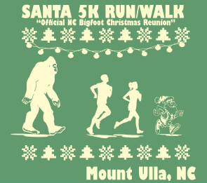 Santa's 5K Run/Walk - Official NC Bigfoot Christmas Reunion presented by Global Contact Services