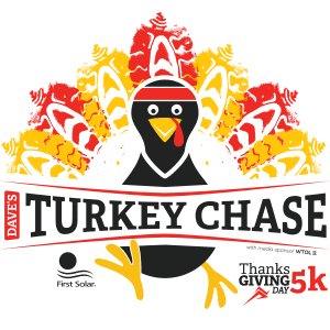 10th ANNUAL DAVE'S TURKEY CHASE 5K, presented by First Solar