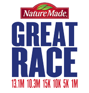 40th Nature Made Great Race: Half Marathon, 5K, 10K, 15K, 10M, 1M
