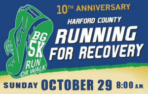 BG 5K Run/Walk - Running for Recovery in Harford County