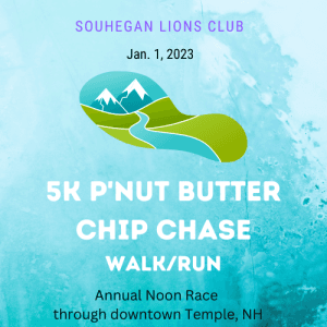 New Year's Day Peanut Butter Chip Chase 5K Walk or Run