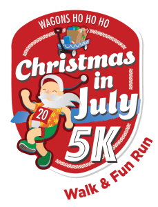 Virtual Christmas in July 5k Run benefiting Wagons Ho Ho Ho