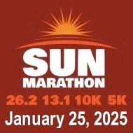 Sun Marathon - 26.2 - 13.1 - 10K - 5K