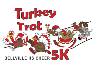 Bellville High School Cheer Turkey Trot Fun Run!