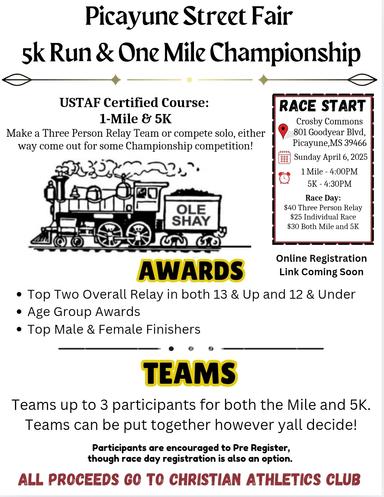 Picayune Street Fair 5K Run & 1 Mile Championship