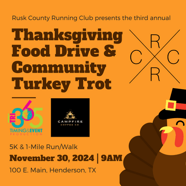 3rd Annual Thanksgiving Food Drive & Community "Turkey Trot"