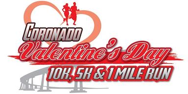 2025 Coronado Valentine's Day 10K, 5K and 1 Mile Fun Run/Walk