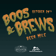 Boos & Brews Beer Mile at Cherry Street Brewpub Halcyon