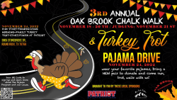 3rd Annual Oak Brook/ Brushy Creek Turkey Trot + Chalk Walk