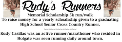 Rudy's Runners 5K Run or Walk