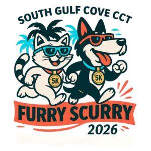 6th Annual South Gulf Cove CCT Furry Scurry 5K (Feb. 21st 2026 8am)