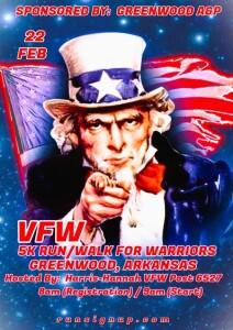 5K VFW 6527 RUN/WALK FOR WARRIORS