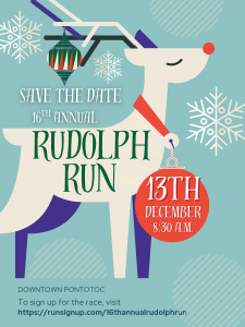 16th Annual Rudolph Run 10k Run, 5k Walk/Run