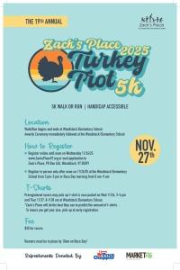 Zacks Place Thanksgiving Turkey Trot in-person and global