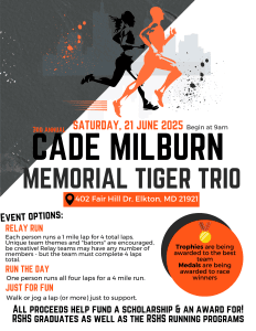 3rd Annual Cade Milburn Memorial Tiger Trio