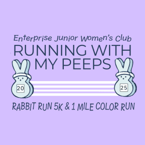 EJWC Rabbit Run 5k & Bunny Hop 1 Mile Color Run
