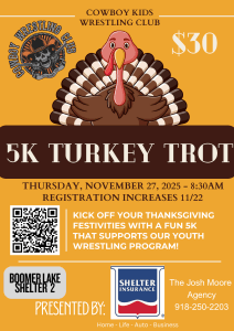 Cowboy Wrestling Club Turkey Trot