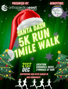 Riley's Army-Santa Dash Presented By Orthopedics East