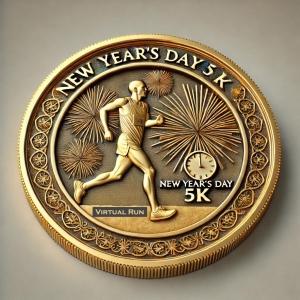 New Year's Day 5K or 1M Virtual Run - Seattle