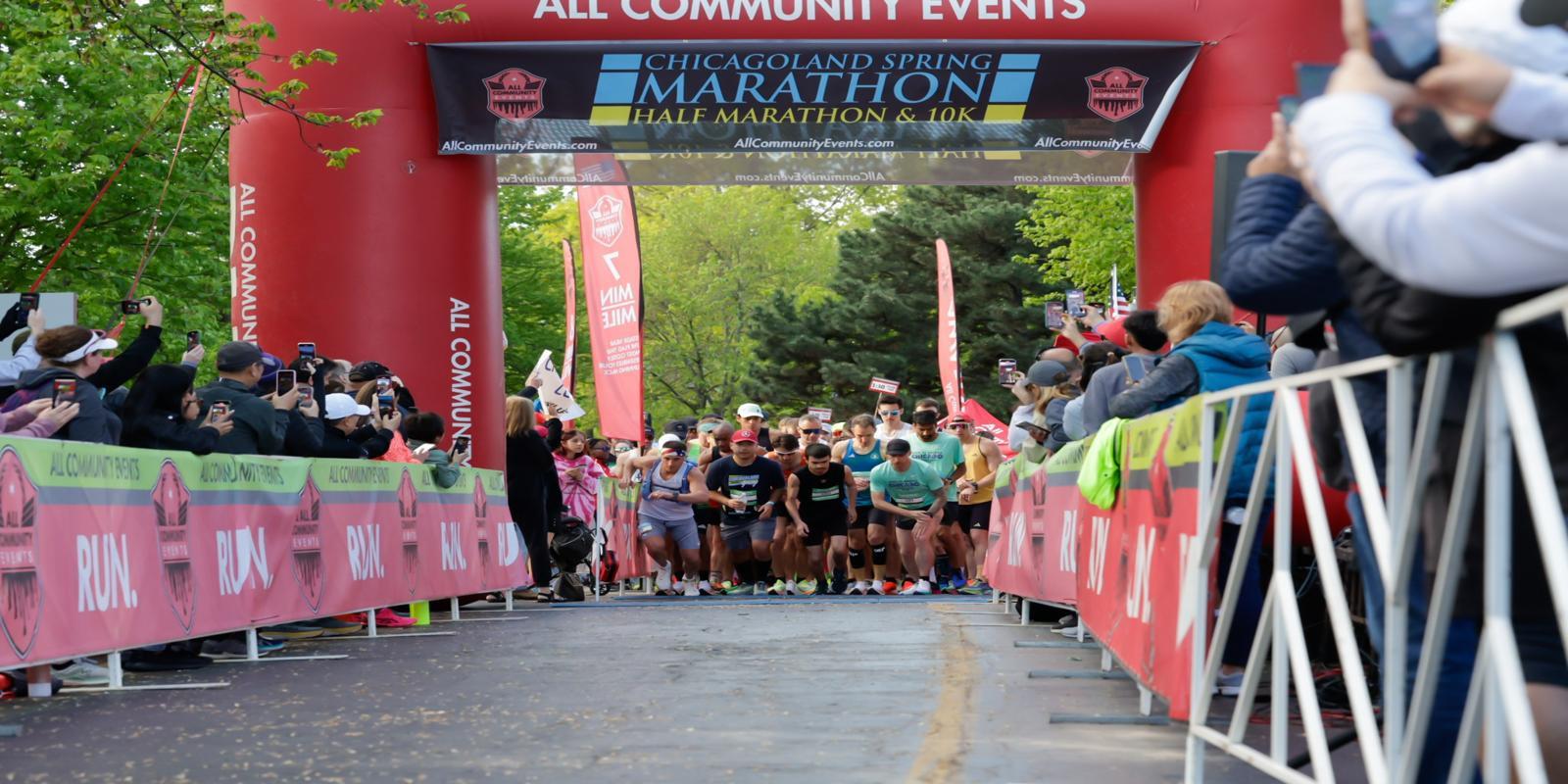 Chicagoland Spring Marathon, Half Marathon & 10K